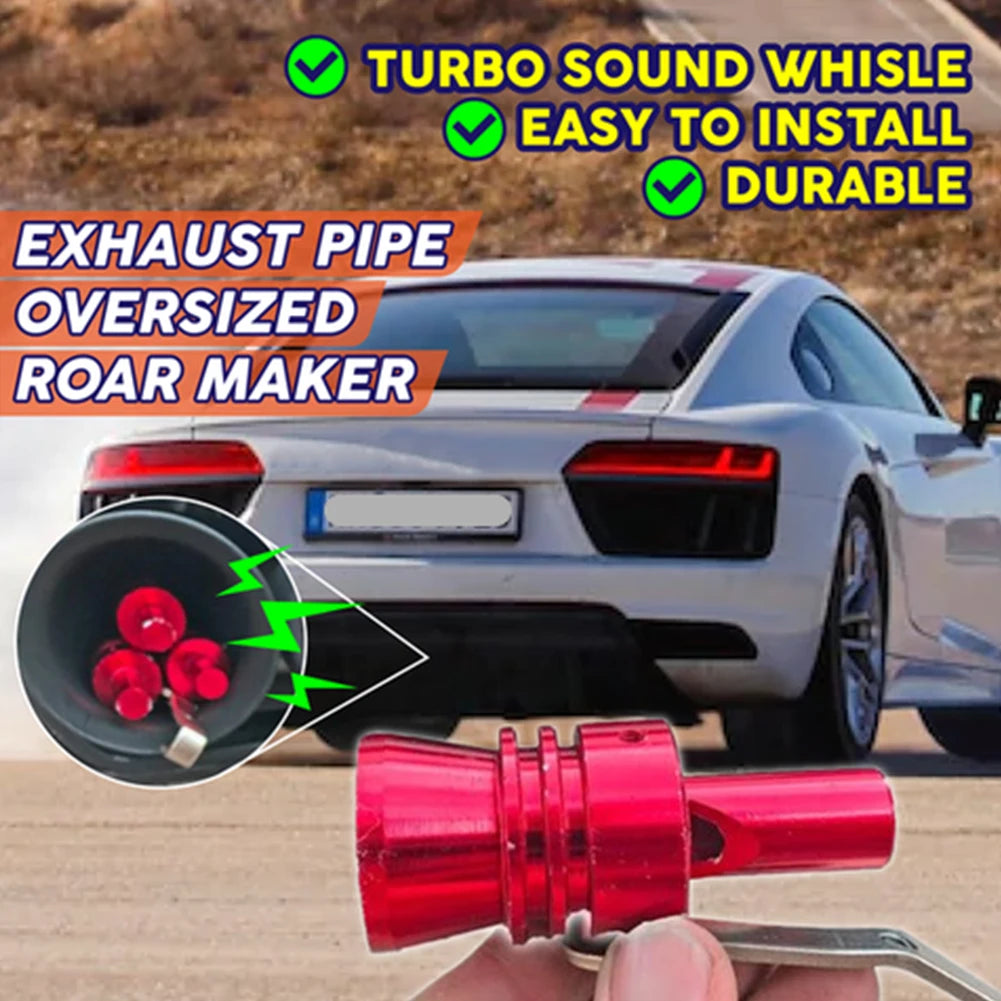 Universal Sound Simulator Car Turbo Sound Whistle S/M/L/XL Vehicle Refit Device Exhaust Pipe Turbo Sound Whistle Car Accessories