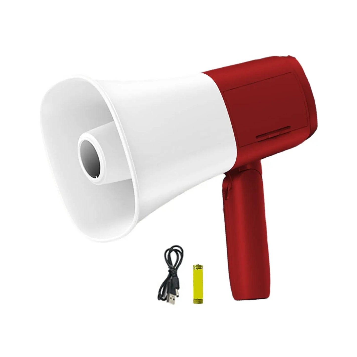 Megaphone Speaker User Friendly Portable Megaphone Bullhorn for Selling Promotions Safe Drills Cheerleading Fans Outdoor Sports