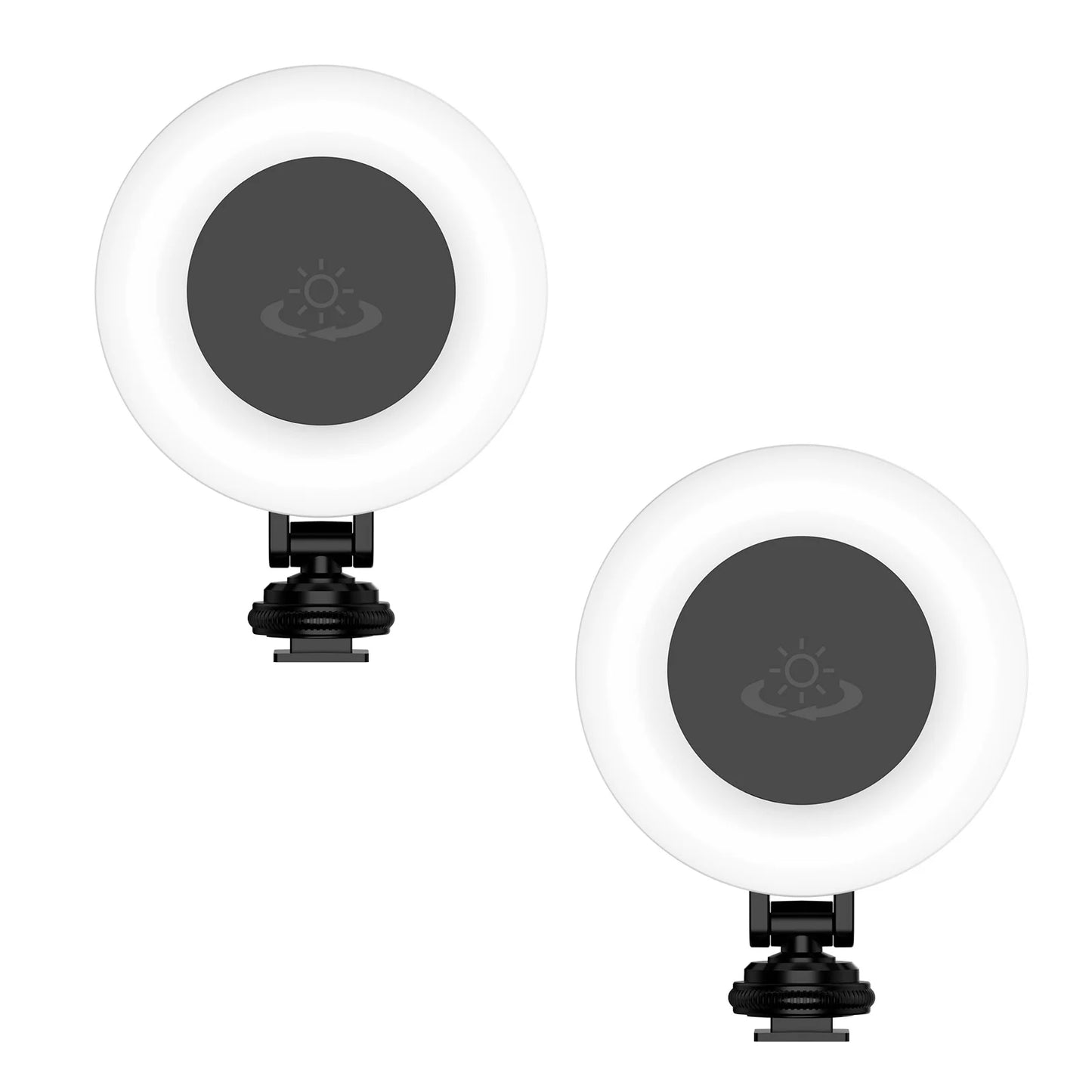 Portable Fill Light for Selfie Stick All Round Rotation Multi Ports for 1/4 Screw Cameras Magic Arm Live Broadcast Mobile Phone