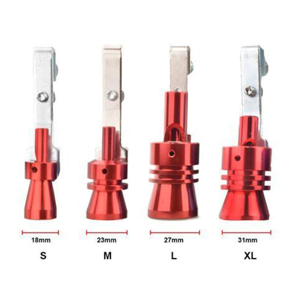 Universal Sound Simulator Car Turbo Sound Whistle S/M/L/XL Vehicle Refit Device Exhaust Pipe Turbo Sound Whistle Car Accessories