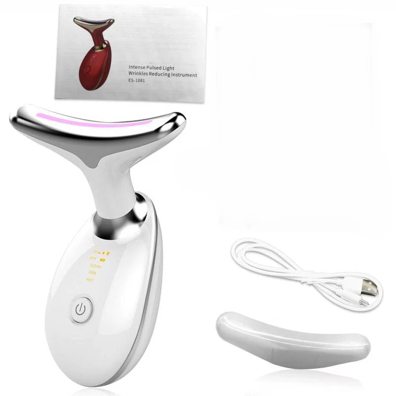 Neck Facial Lifting Device Ems Neck Face Lifting Massager Microcurrent Face Massager Led Photon Therapy Anti Wrinkle Beauty Tool