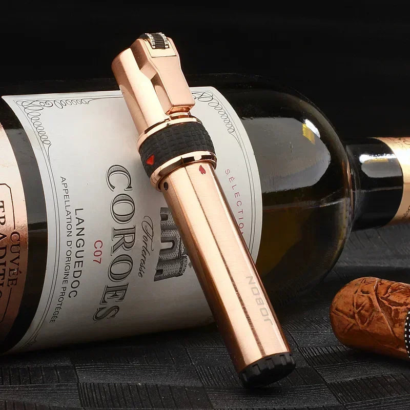 2025 New JOBON Jet Flint Lighter Windproof Gas Torch Lighter Inflated Butane Metal Grinding Wheel Lighter Christmas Gift Men