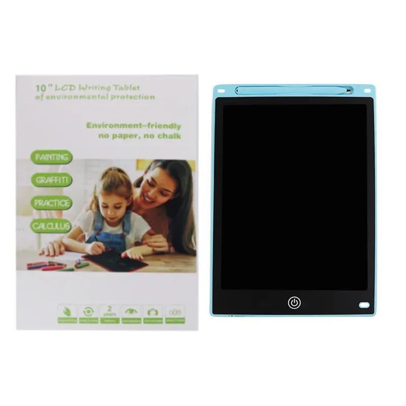 10inch LCD Writing Tablet Magic Drawing Board Kids Graffiti Sketchpad Electronic Handwriting Blackboard Colorful Drawing Board
