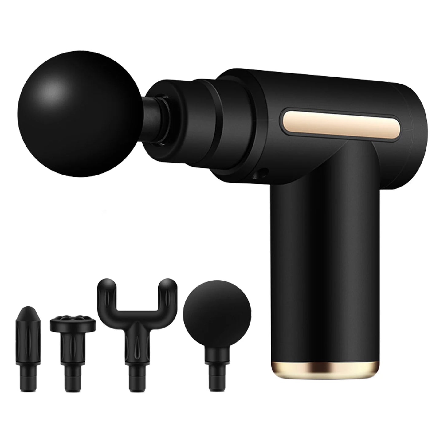 Mini Fascia Massage Gun Powerful Mini Deep Tissue Massage Gun for Muscle Recovery & Pain Relief with 4 Attachments