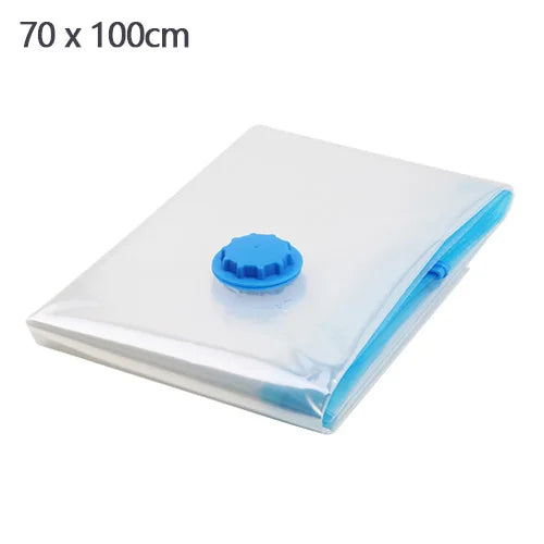 5Pcs Vacuum Bags for Storing Clothes Space Saver Vacuum Storage Bag with Hand Pump for Comforters,Blanket Storage,Bedding