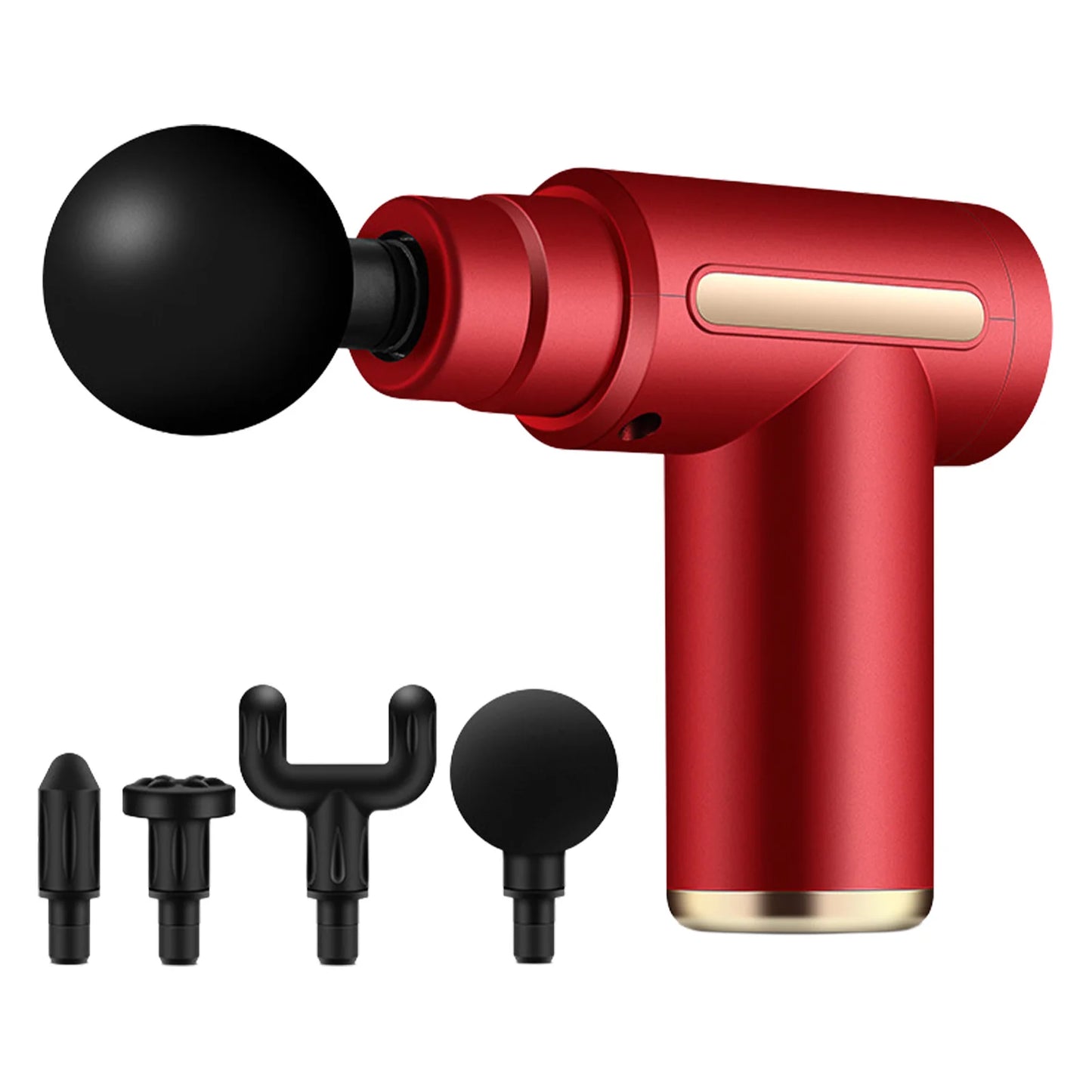 Mini Fascia Massage Gun Powerful Mini Deep Tissue Massage Gun for Muscle Recovery & Pain Relief with 4 Attachments