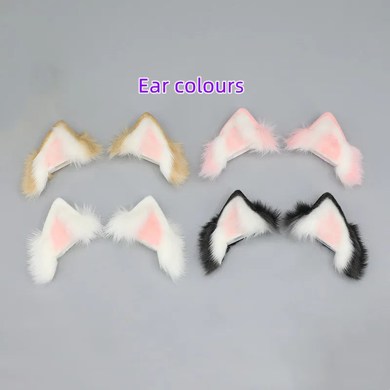 Rechargable Electric Moving Cat Ear Hairband Girl Gift Cosplay Props Carnival Halloween Club Masquerade Party Headwear