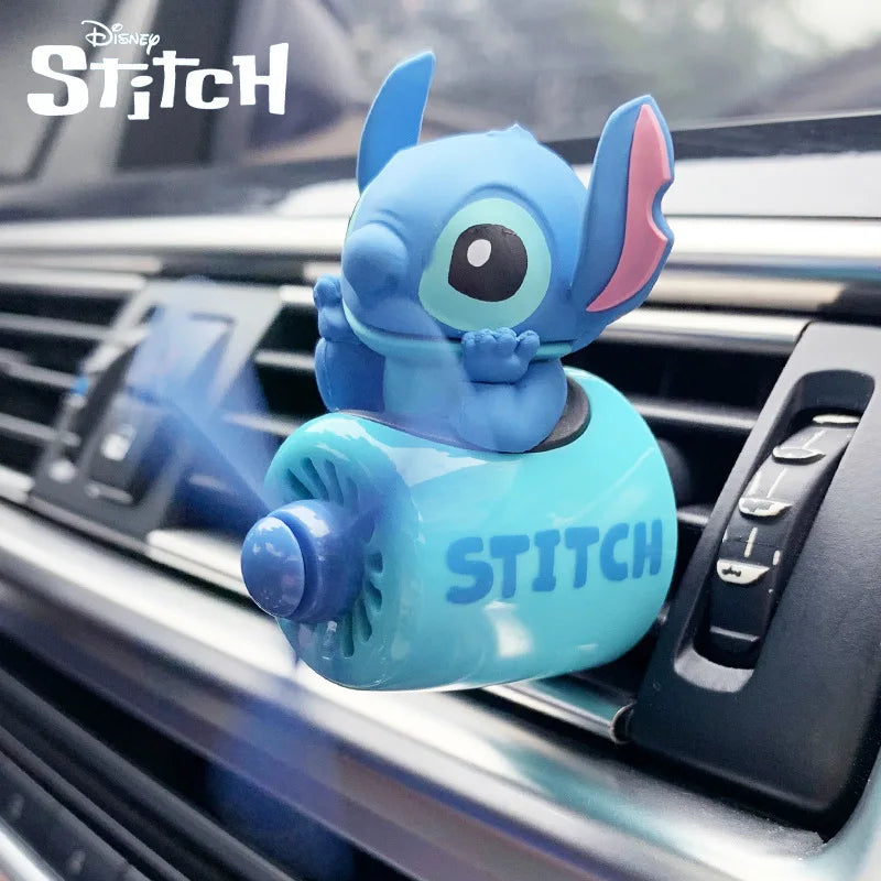 Stitch Air Freshener Car Perfum Kawaii Propeller Outlet Vent Fresheners Perfume Suitable for Car Interior Decoration