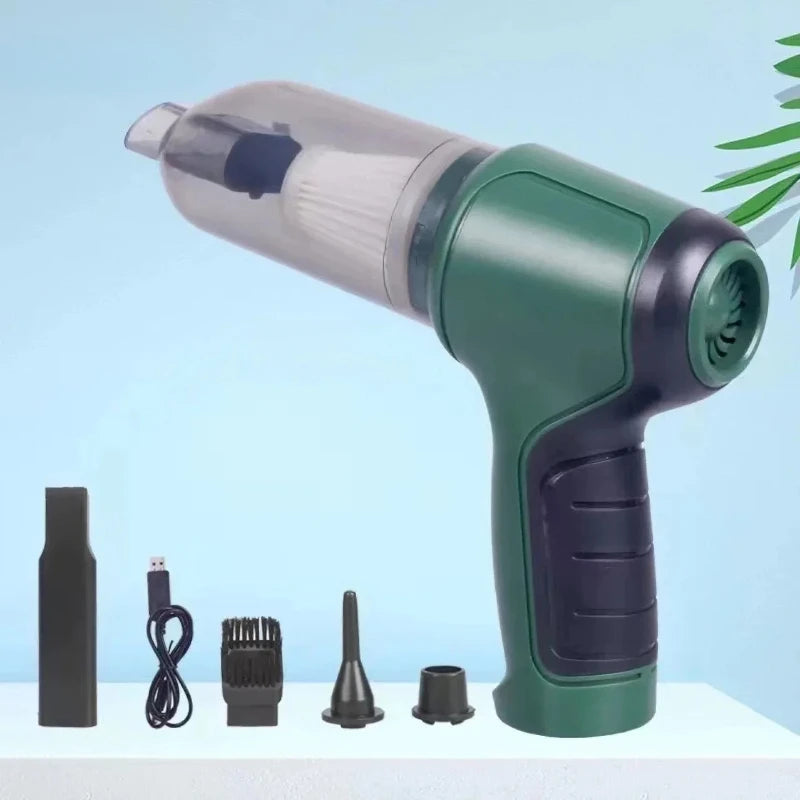 Portable Car Vacuum Cleaner Wireless Blow and Suction Integrated High Power Miniature Car Accessories Powerful Blowing and Sucti