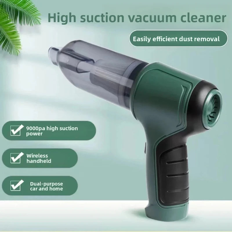 Portable Car Vacuum Cleaner Wireless Blow and Suction Integrated High Power Miniature Car Accessories Powerful Blowing and Sucti
