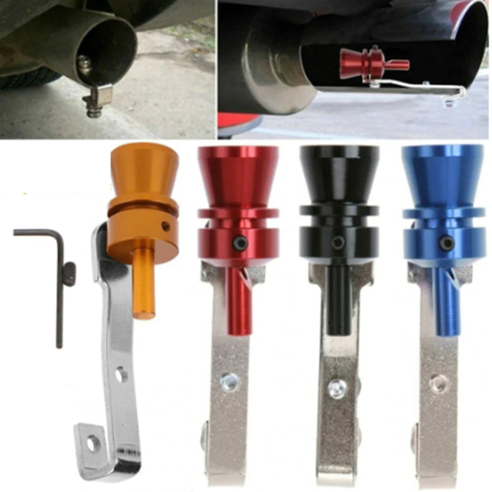 Universal Sound Simulator Car Turbo Sound Whistle S/M/L/XL Vehicle Refit Device Exhaust Pipe Turbo Sound Whistle Car Accessories