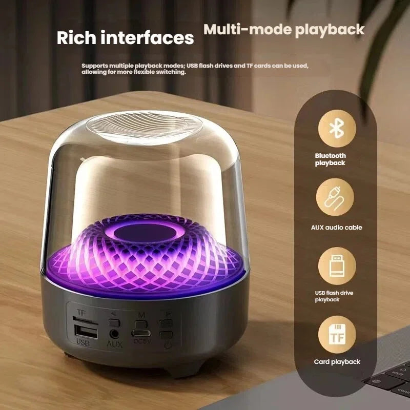 Heavy Subwoofer Wireless Bluetooth Speaker Outdoor Sound Card Computer Loud Sound Mini Smart Speaker