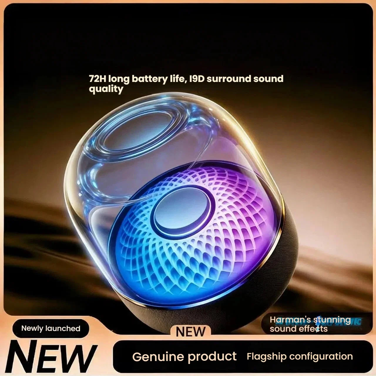 Heavy Subwoofer Wireless Bluetooth Speaker Outdoor Sound Card Computer Loud Sound Mini Smart Speaker