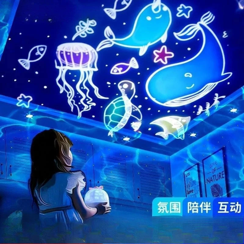 Starry sky projector night light bedroom light sleep gypsy