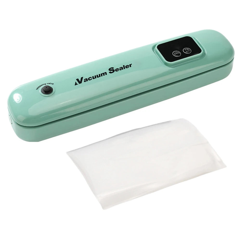 Food Vacuum Saver Dry & Moist Food Modes Food Saver With Bag Cutter with 10Pcs Seal Bags