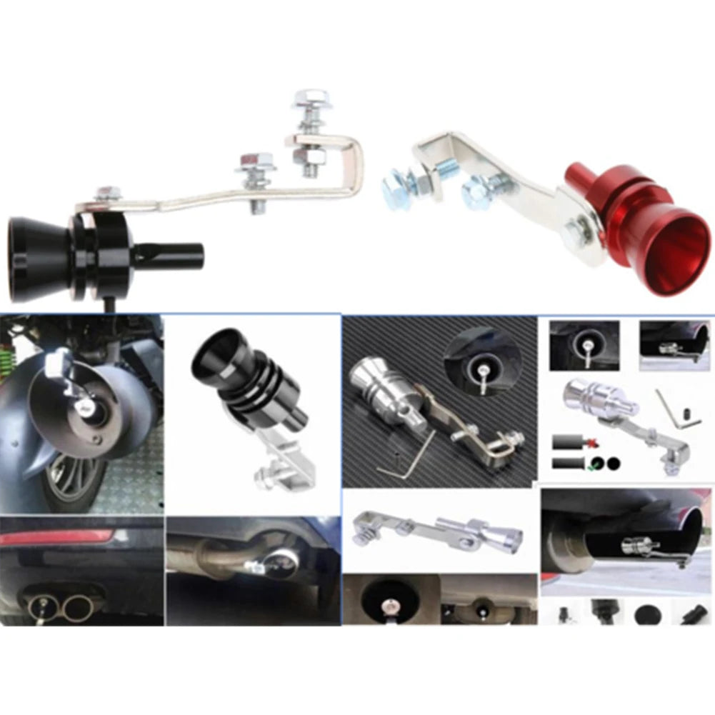 Universal Sound Simulator Car Turbo Sound Whistle S/M/L/XL Vehicle Refit Device Exhaust Pipe Turbo Sound Whistle Car Accessories