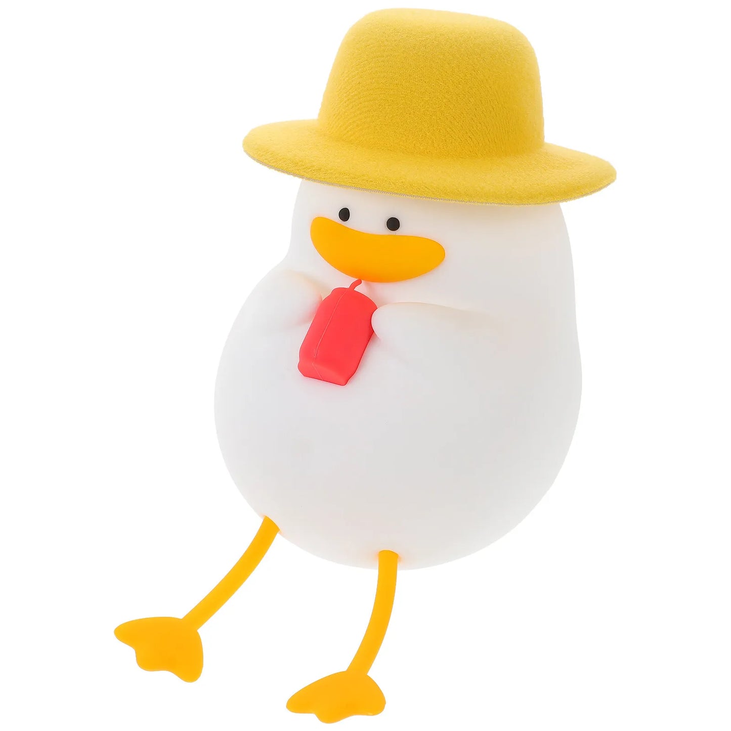 Duck Night Light Soft Silicone Tap-Controlled LED Nursery Lamp for Bedroom Aesthetic Decorative Nightlight Lamp Small