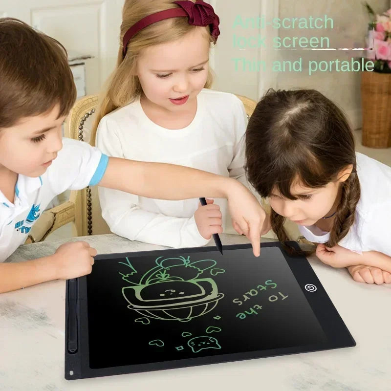 10inch LCD Writing Tablet Magic Drawing Board Kids Graffiti Sketchpad Electronic Handwriting Blackboard Colorful Drawing Board