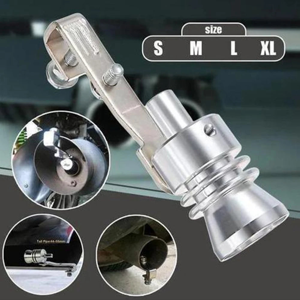 Universal Sound Simulator Car Turbo Sound Whistle S/M/L/XL Vehicle Refit Device Exhaust Pipe Turbo Sound Whistle Car Accessories
