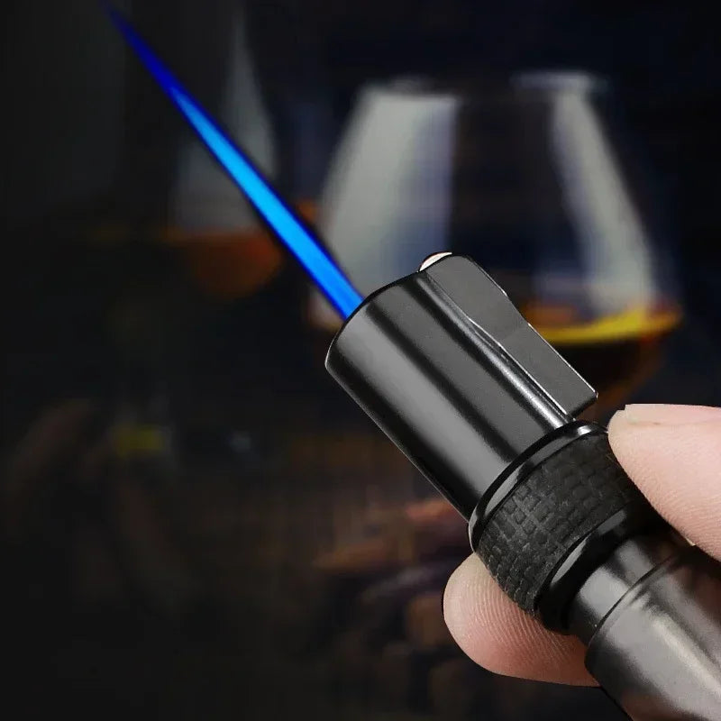 2025 New JOBON Jet Flint Lighter Windproof Gas Torch Lighter Inflated Butane Metal Grinding Wheel Lighter Christmas Gift Men