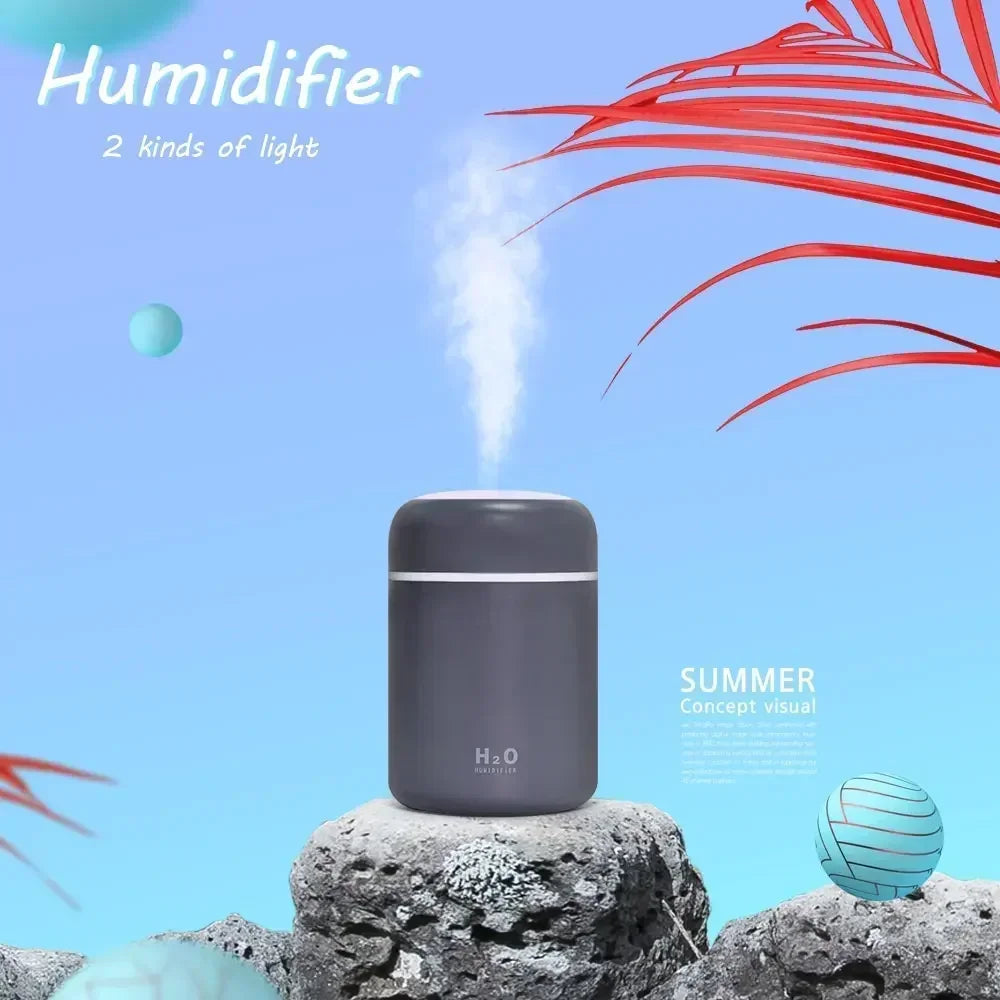 Portable USB Ultrasonic Aroma Diffuser Colorful Humidifier Cool Mist Maker Air Purifier for Home Car